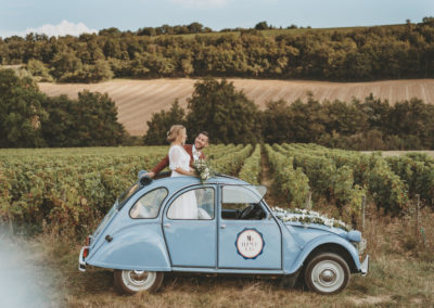 Mariage en véhicule vintage Location avec chauffeur en Bourgogne