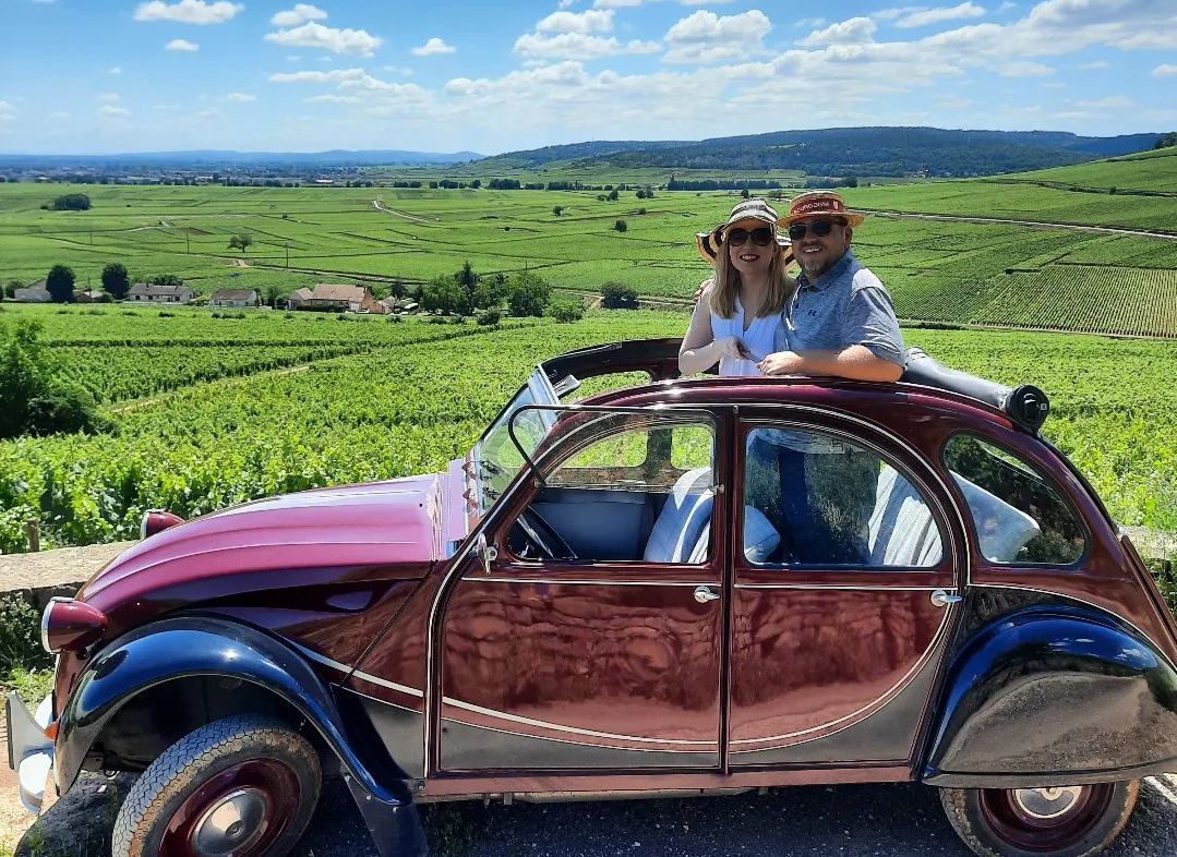 Tours in a vintage car Burgundy