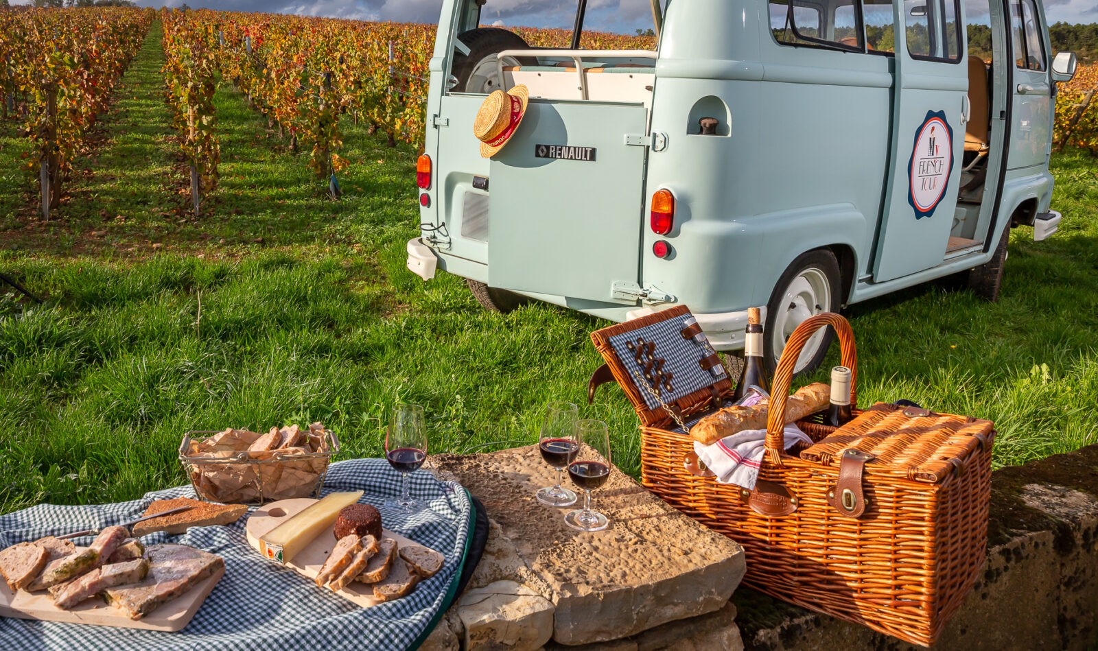 Apéro dans les vignes