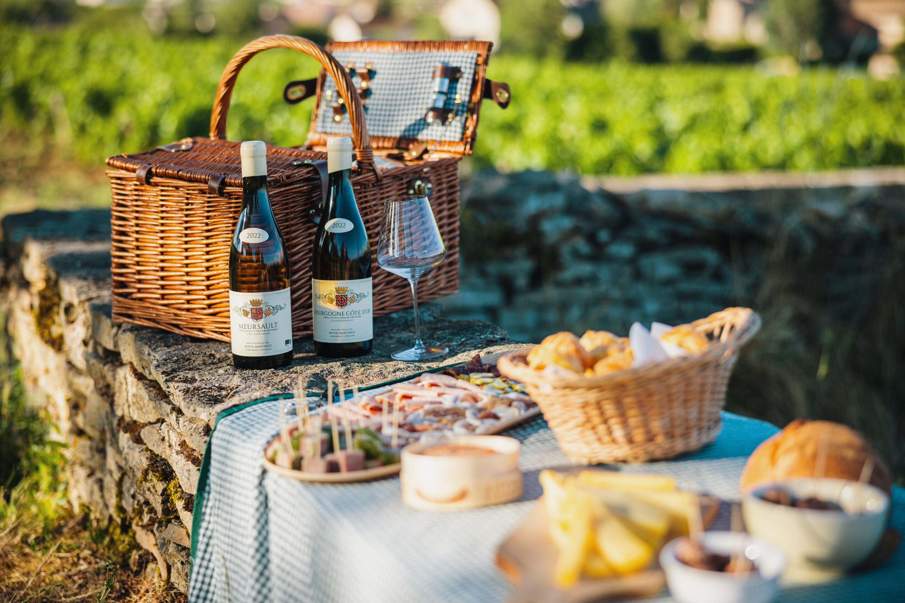 Pique-nique dans les vignes
